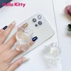 Hello Kitty Mobile Phone Holder Anime Kt Cat Phone Holder Universal Transparent Mobile Phone Accessorie Stand Holder Cute Grip 1