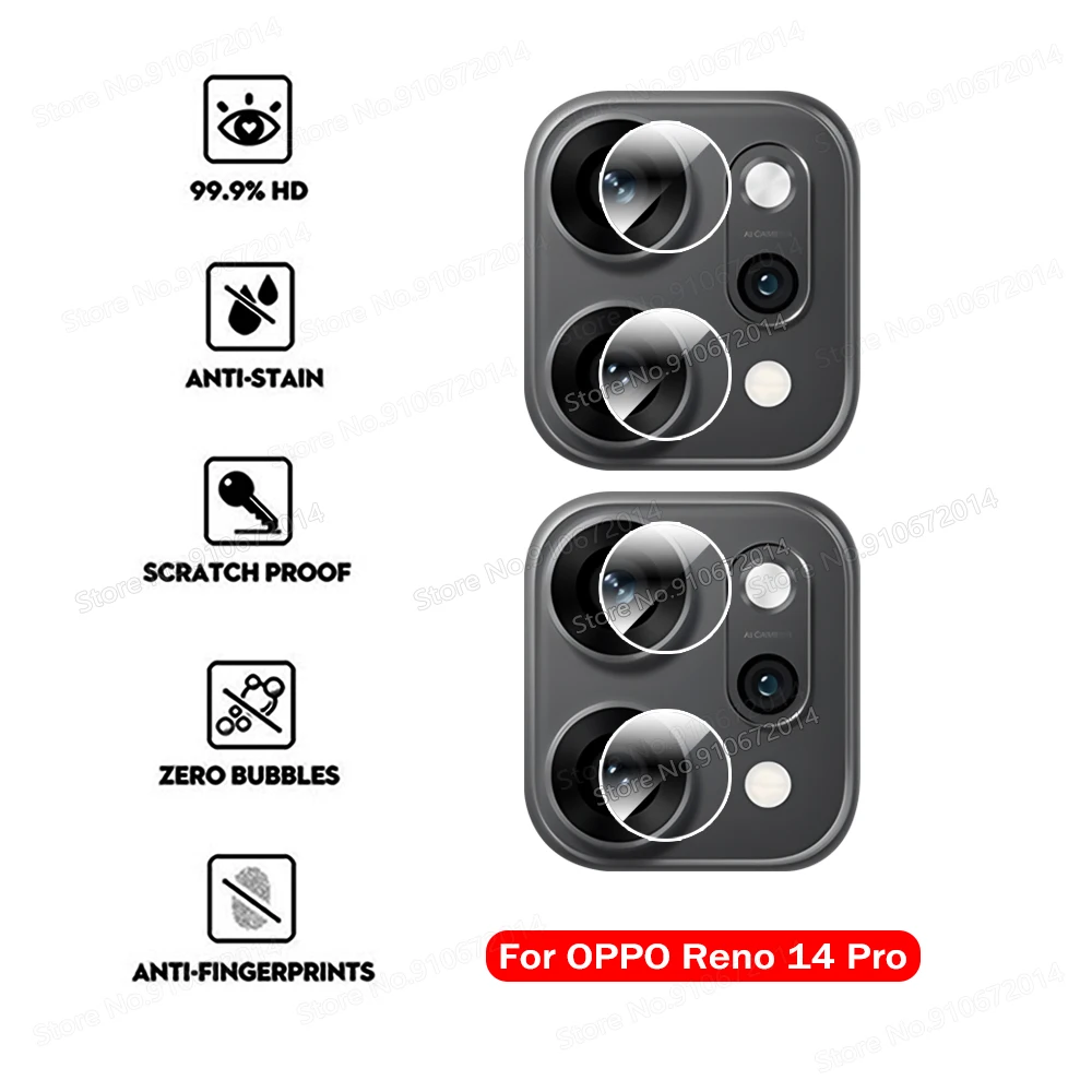 3-Pack HD Back Slim Camera Lens Protector - Soft Film