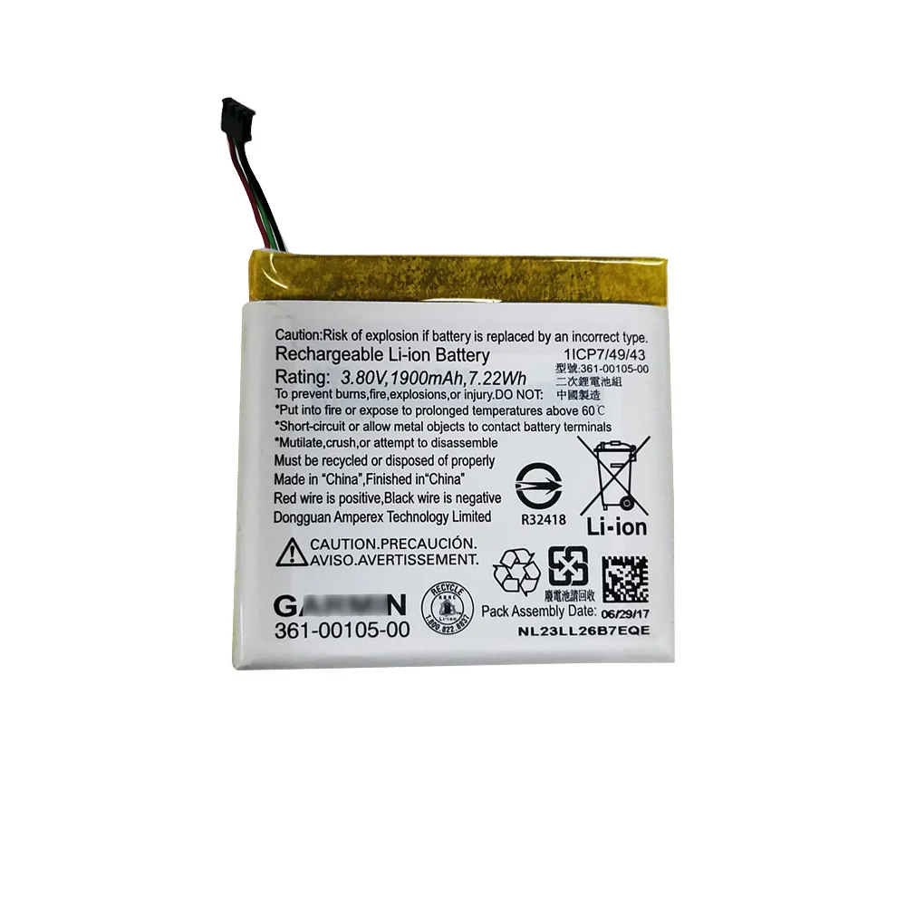 Batteria Ricaricabile Agli Ioni Di Litio Per Garmin Edge 1030 1030 Plus Edge 1030 Plus Batteria Agli Ioni Di Litio 361-00105-00 Riparazione Parte
