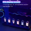 Nixie Tube Clock Night Light IPS RGB Glow Color App Control DIY Screen Digital Tube Clock For Bedroom 3