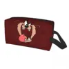 Custom Tasmanian Devil Travel Cosmetic Bag Women Taz Cartoon Anime Toiletry Makeup Organizer Ladies Beauty Storage Dopp Kit 1