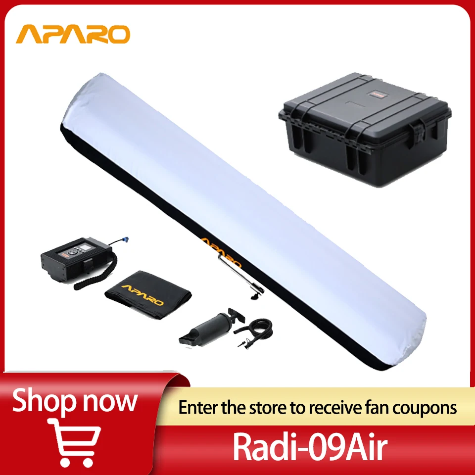 팔콘 눈 APARO Radi-09Air 150W 바이 컬러 LED 유연한 사진 풍선 조명 9 장면 효과 채우기 빛 비디오