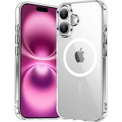 Clear Magsafe-Compatible Phone Case Cover Accessories for iPhone 12 Pro (Clear)
