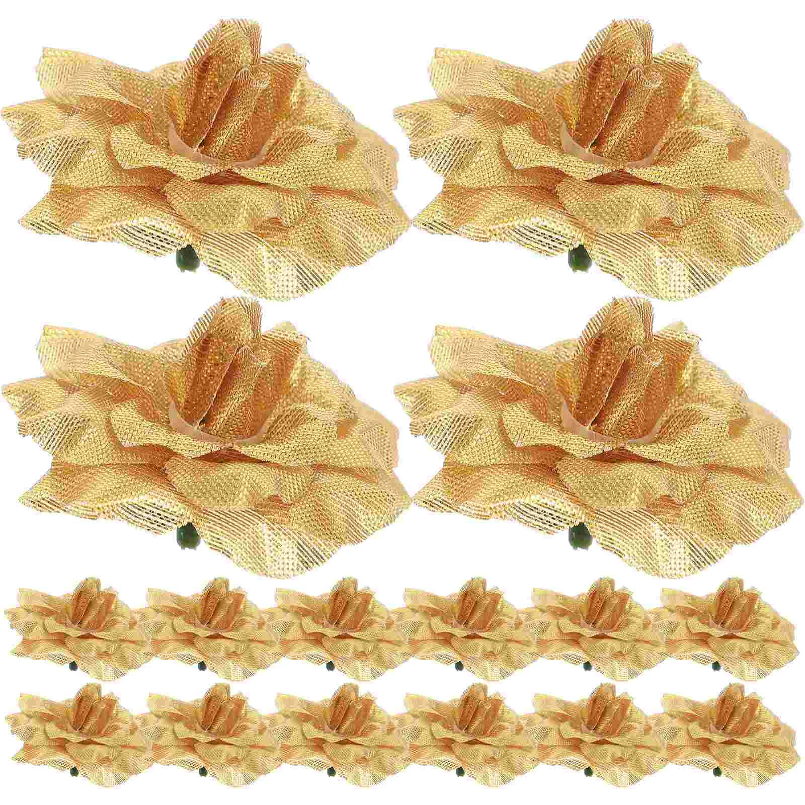 

Rose Heads Flower Artificial Roses Wedding Flowers Fake Blossom Silk Bridal Shower Simulation Decorative White Decoration