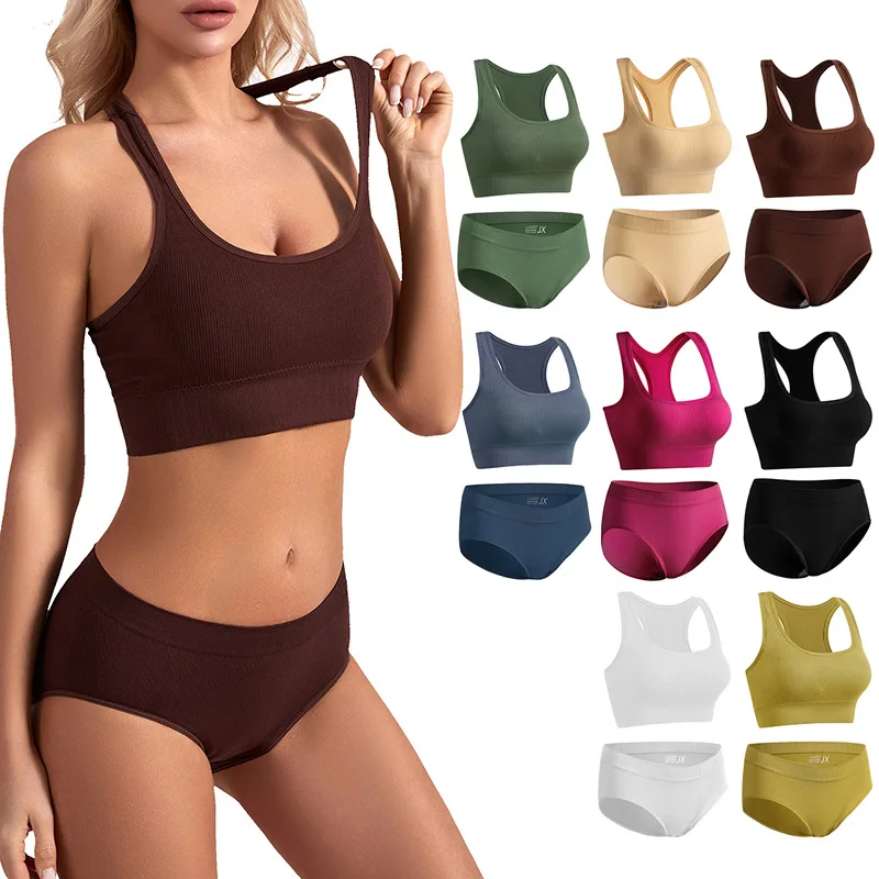 Recycled Workout Sets 2 Piece Yoga Outfits,Seamless Cheeky Pants and Sports Bra Gym Clothes Tracksuit women one piece zaful halter tie front ribbed cheeky one piece swimsuit xl