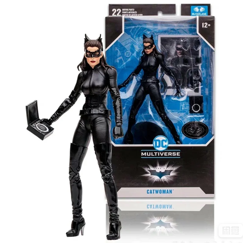

Original Mcfarlane Toys Multiverse Batman Figure Catwoman The Dark Knight Rises Anime Action Figures Statue Figurine Gift Toy