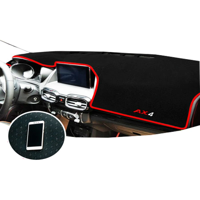 Car Dashboard Avoid Light Pad Instrument Platform Desk Cover Mats Carpets Auto Accessories DONG FENG AX3 AX4 AX5 AX7