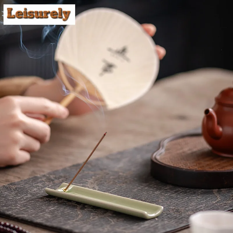 Lake Blue Plum Green Off-white Blue Black Incense Holder Creative Zen Garden Incense Burners Aromatherapy Censer Buddhism Craft