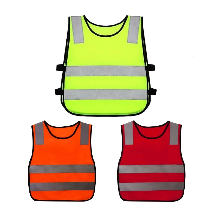Reflective Safety Vest Children Safety Visibility Vest Kids Running Walking Clothing