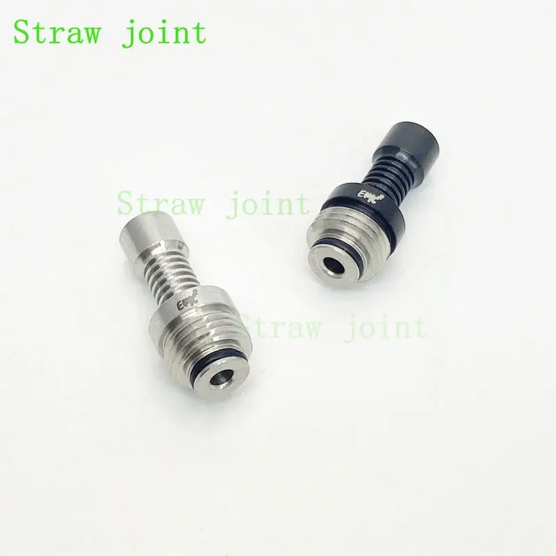 510 Stainless Steel EMC Billet Box BB Interface Pipette Connector Straw Joint 1PCS pipette connector