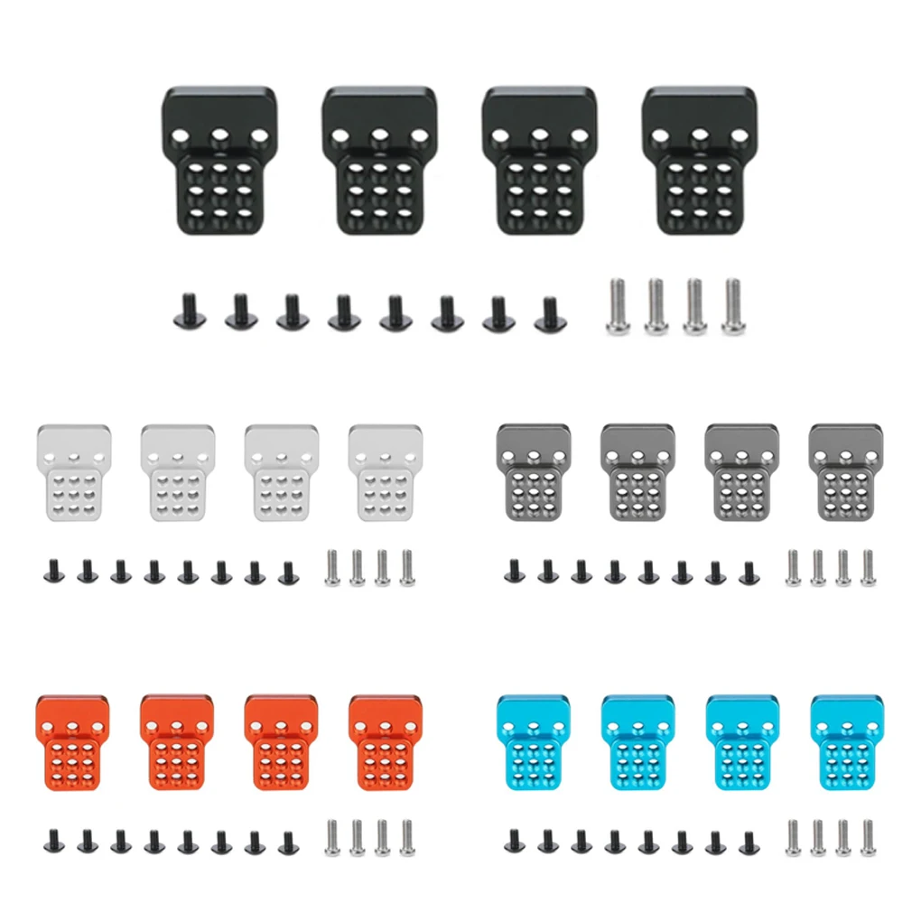 

RCGOFOLLOW алюминиевый сплав устойчивый фотоамортизатор количество для MN WPL D90 D91 C14 C24 RC автомобильные детали серебристого цвета