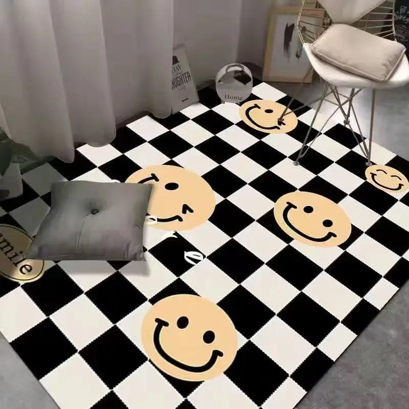 

Modern Carpets for Living Room Bedroom Decor Illusion Rugs for Bedroom Large Area Lounge Rug Black Entrance Door Mat Kids Carpet