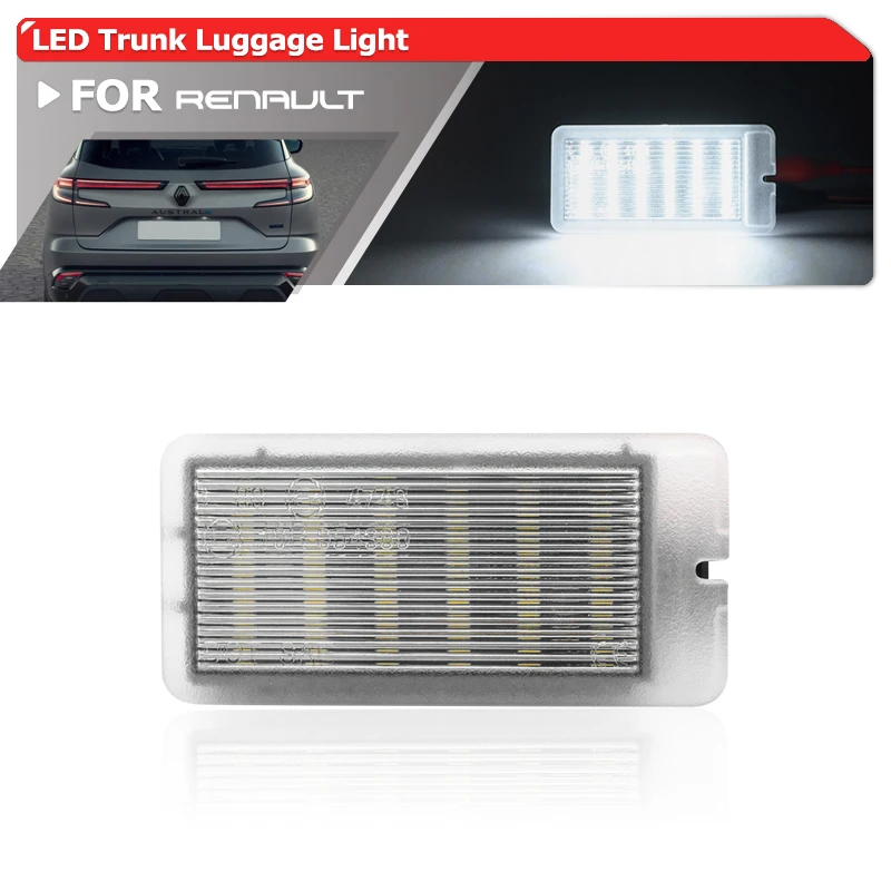 Per Renault Arkana 2021 + Austral 2022 + Megane E-Tech 2021 + Interni Led Trunk Cargo Vano Bagagli Luce Sostituzione Oem