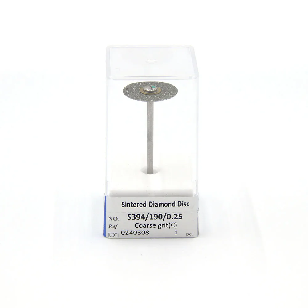 Dental Voll gesinterte Diamantscheibe für Zirkonoxid-Metallpolierkopf 40/60/70 μm Hervorragende Schnittleistung Zahnheilkundewerkzeug – Detail 6