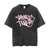 Minus Two T Shirt For Summer Casual Men Women Oversized Loose T-shirt Y2k Fashion Hip Hop Streetwear Top Black Retro Cotton Tees 3