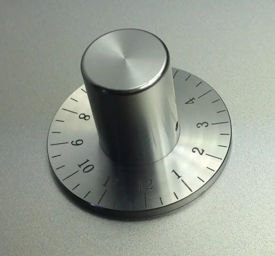

1PCS CELLO High gloss 50mm graduated all aluminum knob for audio DIY amplifier