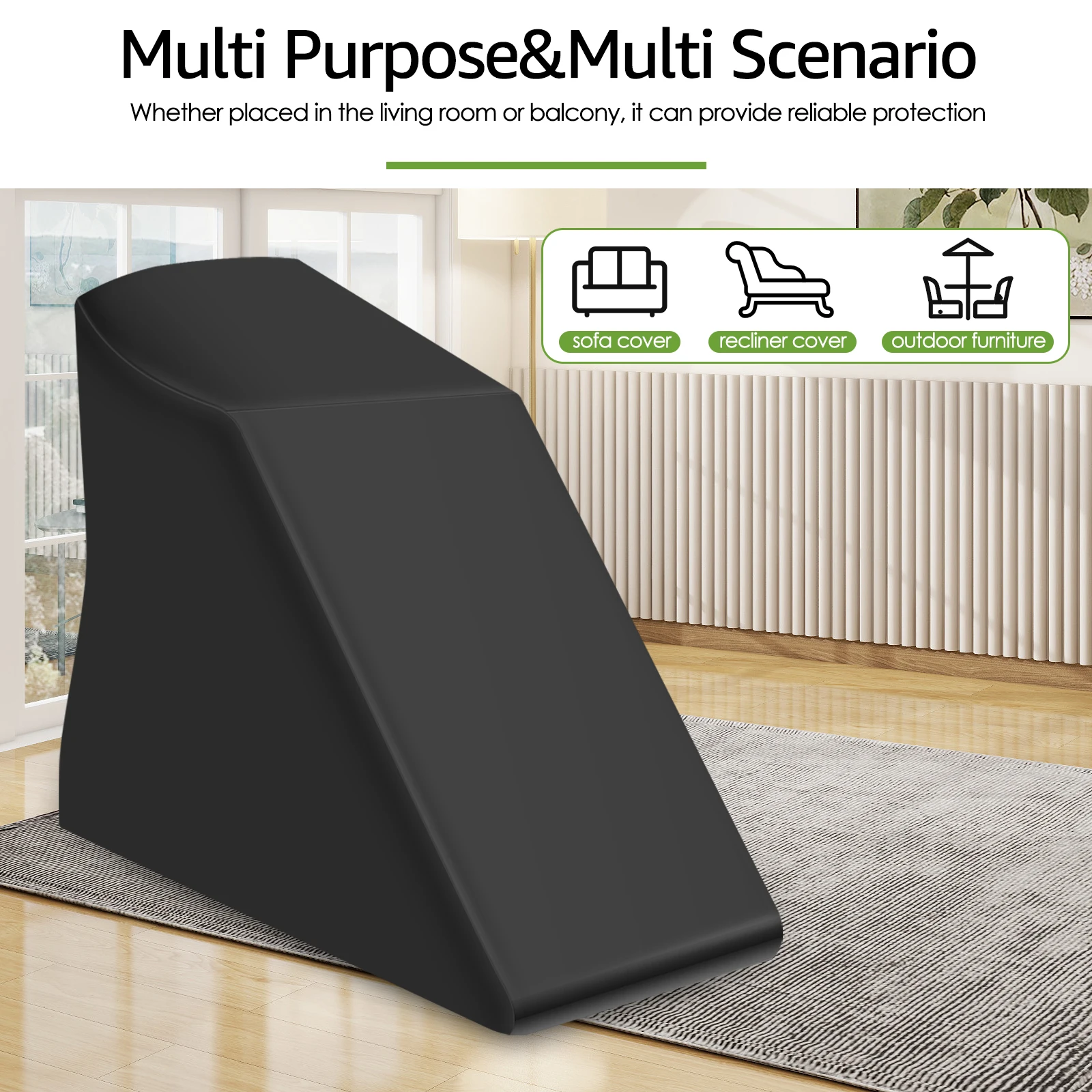 Dustproof Treadmill Cover Oxford Cloth Waterproof Running Machine Cover Gym Equipment Cover for Outdoor Indoor Home Furniture