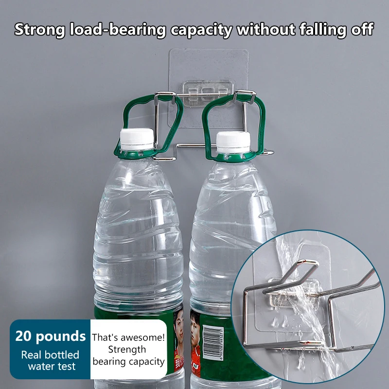 Stainless Steel Hair Dryer Rack High Quality Bathroom Hairdryer Holder Wall Mounted Self-adhesive No Punching Easy To Install 4