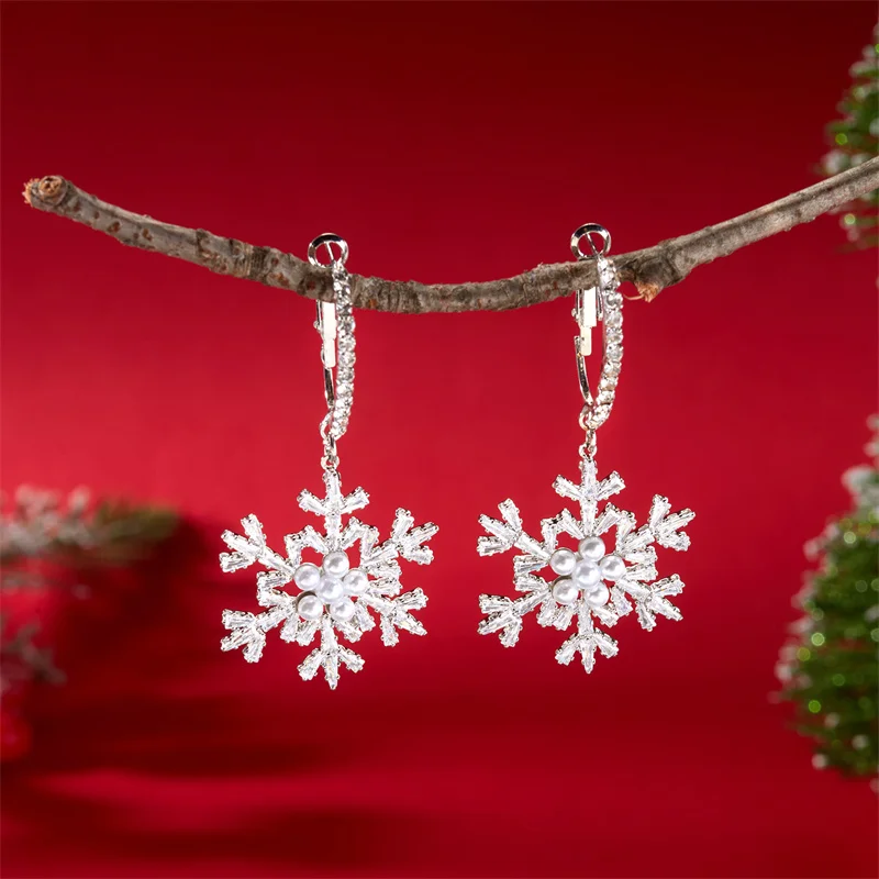COOLTIME Collana con ciondolo fiocco di neve per donna Girocollo con catena clavicola in acciaio inossidabile Coppia di gioielli Regalo Nuovo  36