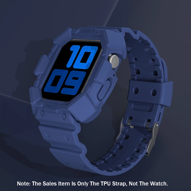 ตัวเลือกสินค้า เคส TPU ใสพร้อมสายรัด สำหรับ Apple Watch ทุกขนาด