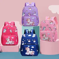 2023 Children School Bags for Girls Child Cute Unicorn Pattern Kids Backpack for 2-5 years Little Princess Girl kindergarten Bag 2