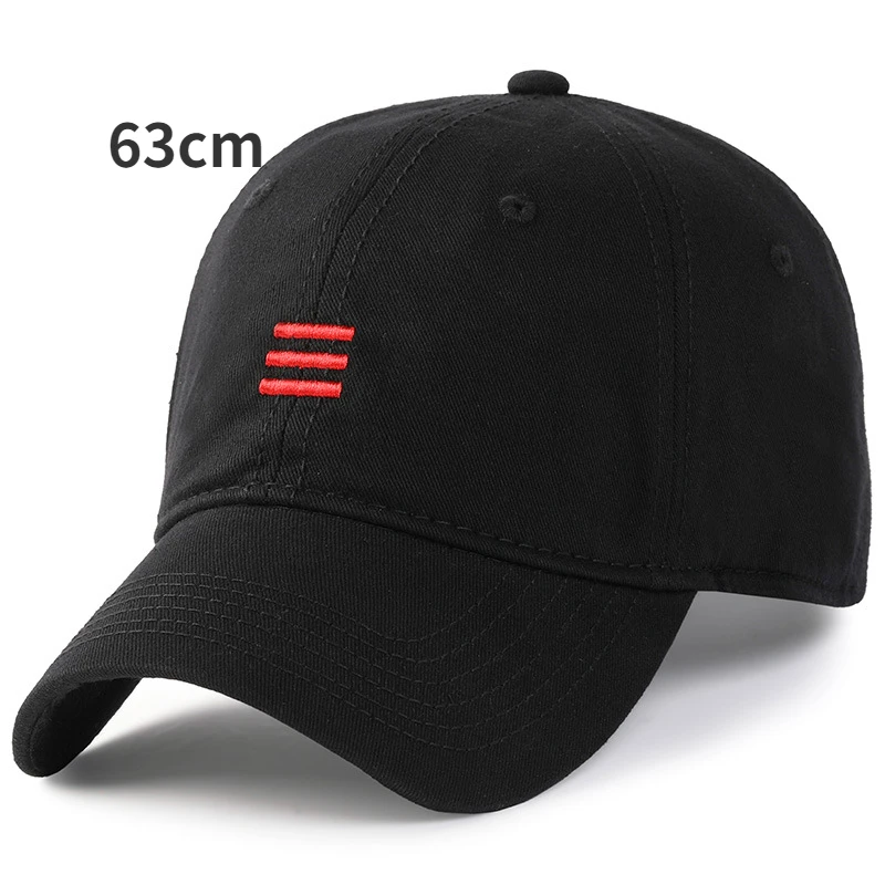 

55-59cm 60-63cm Large Size Baseball Cap Male Spring Summer and Autumn Polyester Snapback Hat Big Head Men Plus Size Sport Caps