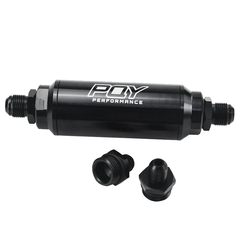 

Встроенный Алюминиевый Масляный топливный фильтр AN6 AN8, фитинг с 100 микрометровыми элементами, бензиновый