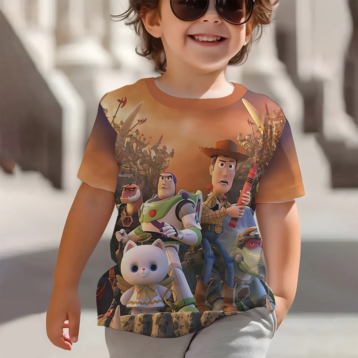 3D Print Toy Story Buzz Lightyear Baby Clothing 5 to 14 Years Male Outdoor Clothes for Children Boy Girl Child T-Shirt Top Shirt 3