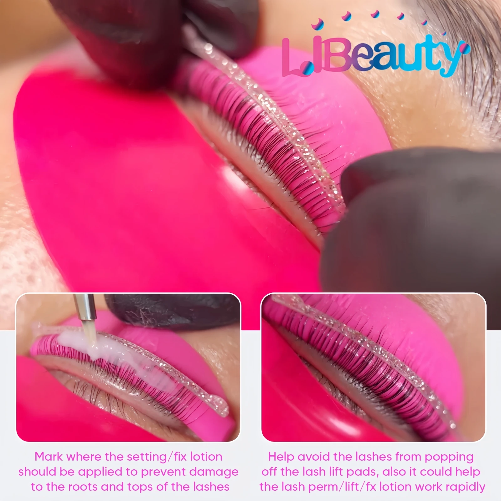 3 짝/가방 실리콘 테이프 재사용 가능한 속눈썹 파마 래쉬 리프트 리본 스트링 ..