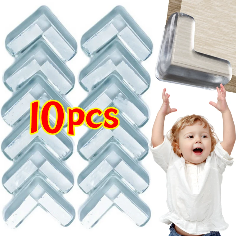 1-10 шт., силиконовые накладки на углы стола для безопасности детей 10 шт силиконовые накладки на углы стола