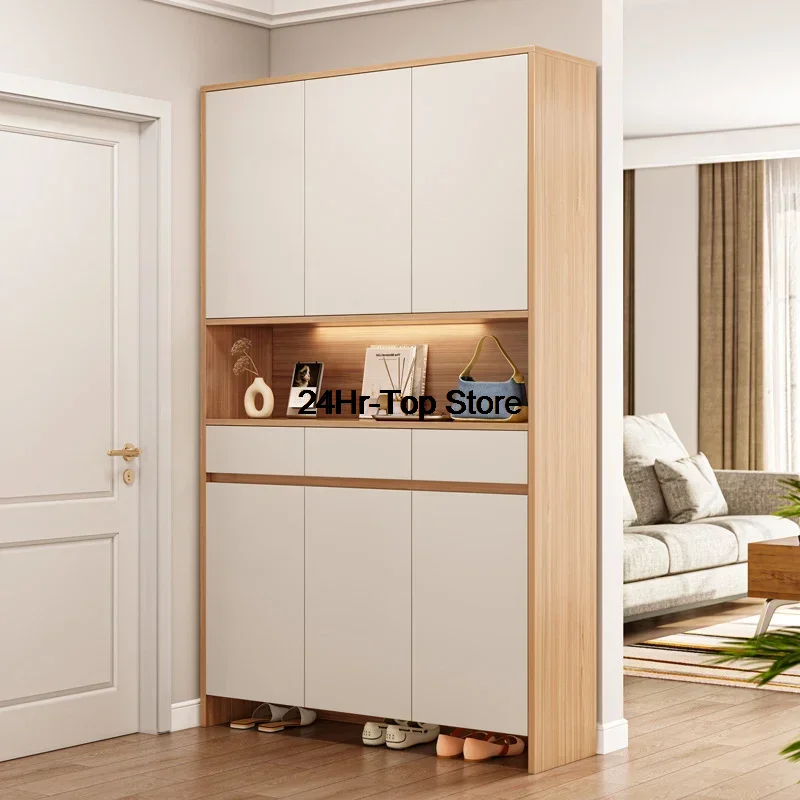 

Modern Design Ritating Shoe Cabinets Multilayer Storage Display Hallway Shoe Rack Dorm Narrow Meuble A Chaussure Hall Furniture