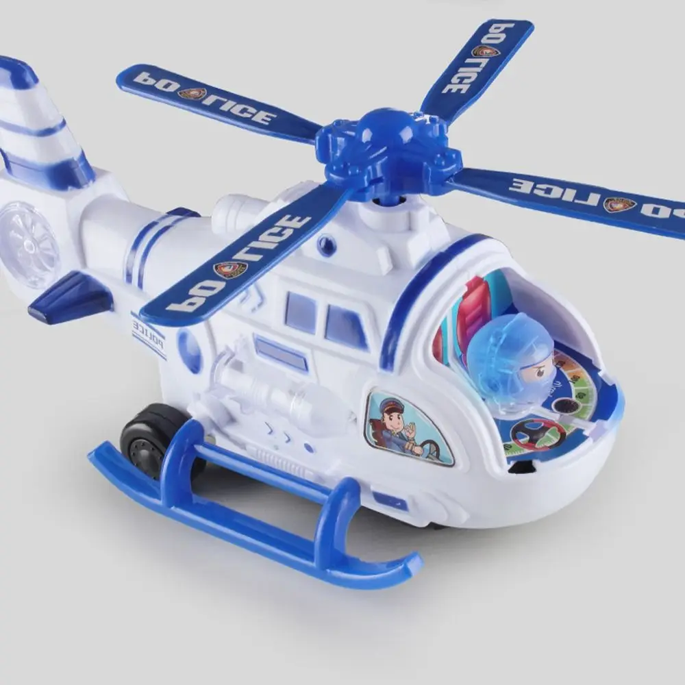 

Electronic Components Helicopter Toys Creative With Luminous Light Flexible Blade Plastic Automatic Driving Propeller Kids