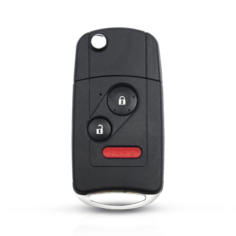 Car Key Shell Case Fob for Honda Accord Pilot Cr-V Civic Insight Ridgeline 2003-2013 KEYYOU Flip Key Modified Folding Remote