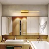 Modern LED Wall Lamp Bathroom Hardwares Golden Bathroom Mirror Lamp For Bedroom Living Room Wall Sconce Bath Mirror Line Lamp 4