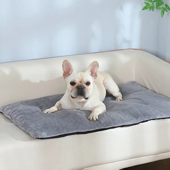 Dog Bed Short Plush Pet Heated Sleeping Mat Cats And Dogs Cute Pet Mat Blanket Thickened Sleeping Mat Small Large Dog Pet Suppli 1