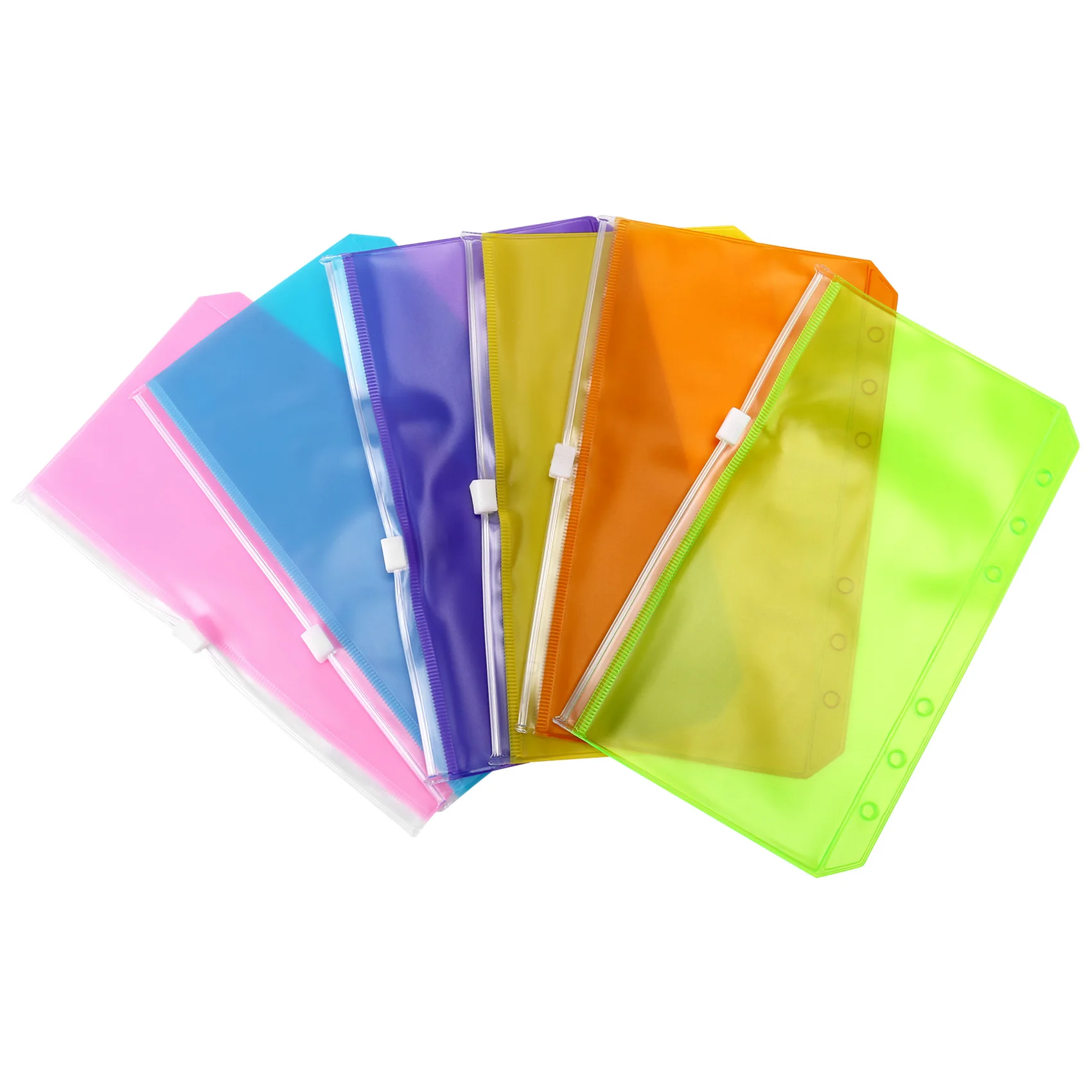 

24Pcs Budget Binder, Cash Envelopes for Budgeting, A6 Binder Pocket, Budget Binder with Zipper Envelopes