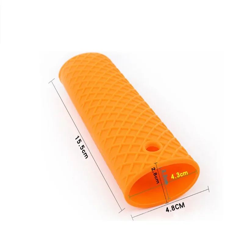 Pot Handle Cover Saucepan Holder Sleeve Slip Cover Grip Cookware Parts Silicone Pot Pan Handle