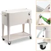 Rolling Ice Chest 80 Quart,Portable 5