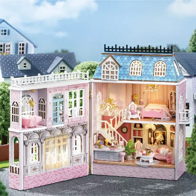 DIY Miniatuur Poppenhuis Kit Mini Huis Bouwpakket Creatieve Decoratie