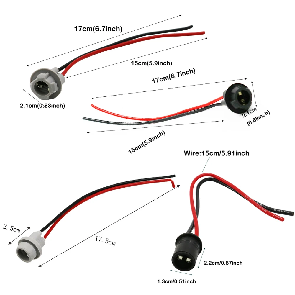 PA LED 10PCS #555 T10 4SMD LED Flipper Macchina Lampadina Bianca-6.3V