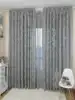 1pc Decorative Cut-Out Design Twining Leaves Sheer Curtain For Bedroom/Living Room 1