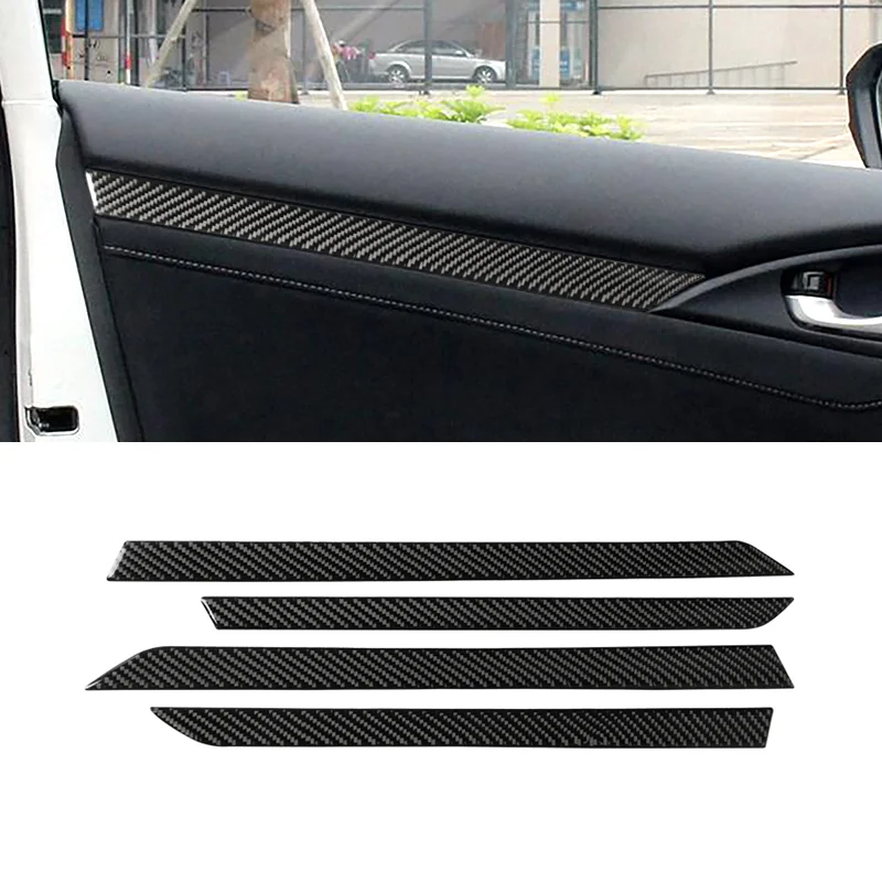For Honda Civic 10th Gen 2016 2017 2018 2019 Car Carbon Fiber Window