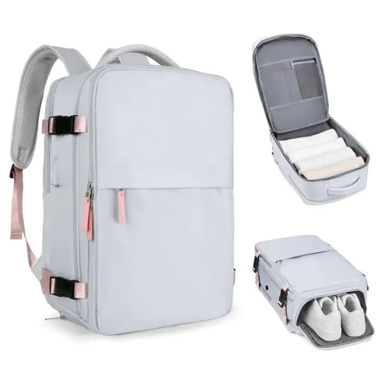 Travel Bag Women Travel Backpack Airplane Large Capacity Multi-Function Luggage Lightweight Waterproof Women's Casual Bag Notebook Bagpacks