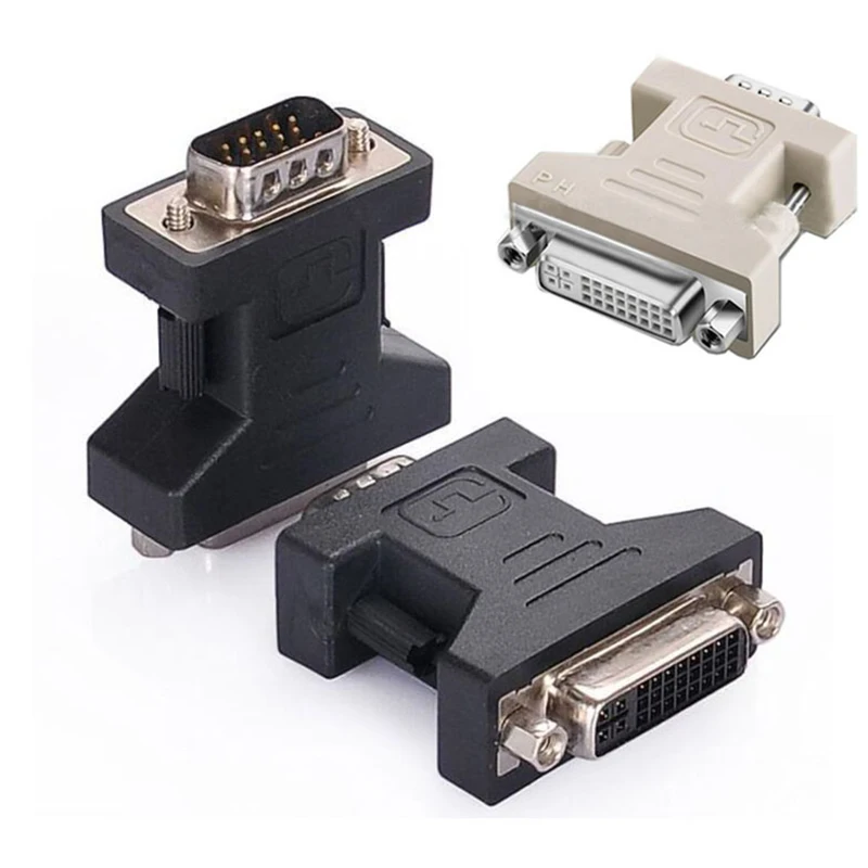 

VGA Male To DVI Pin DVI Female Video Converter Adapter Display Adapter DVI Female Video Converter Adapter Converter For Monitor