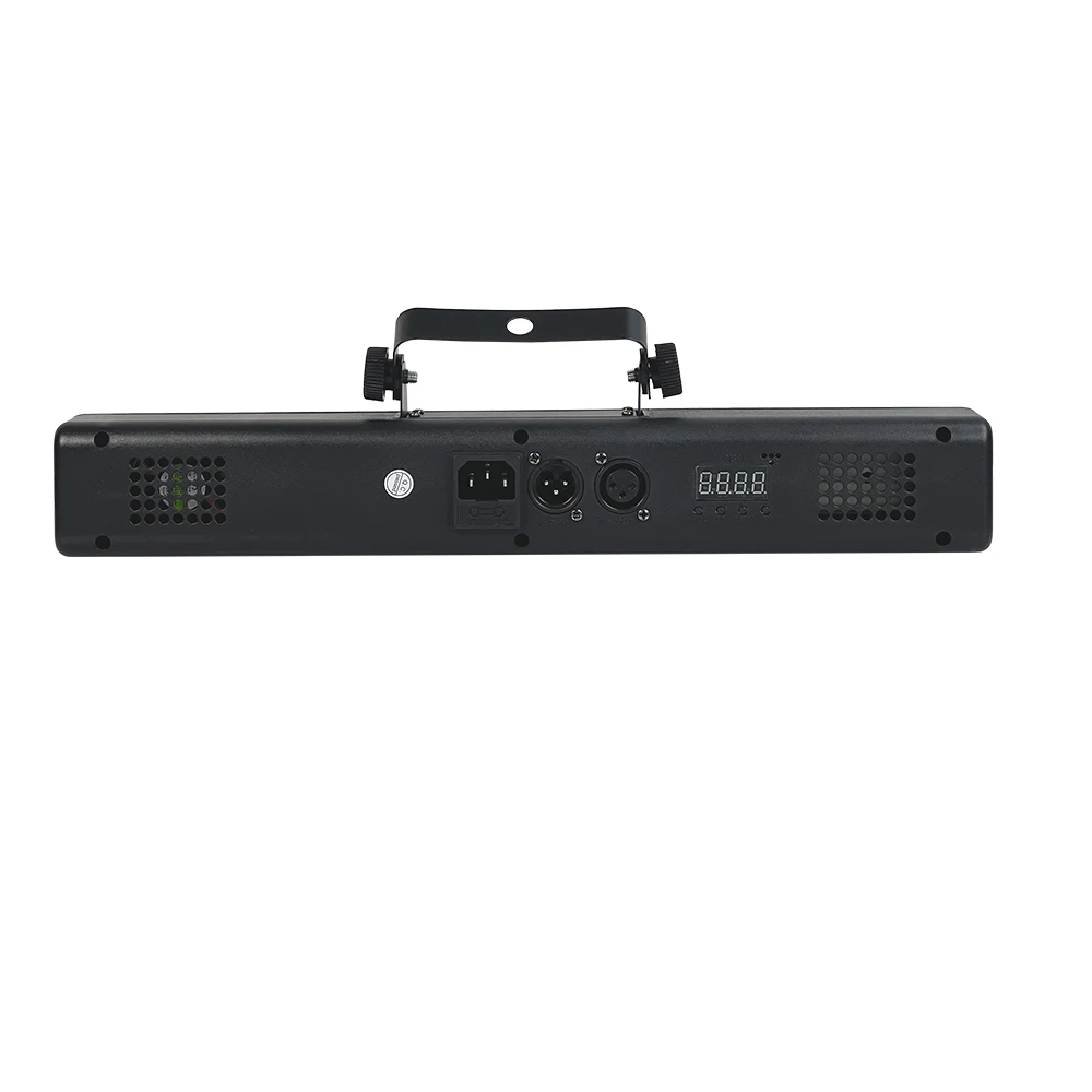 2 개/대 원격 9x12w RGBW 4in1 긴 스트립 LED 벽 세탁기 무대 염색 조명 DJ 바 스트로브 라이트