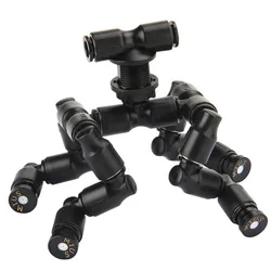 MIUS Reptile Terrarium Mist Sprinkler with Adjustable 360-Degree Fogger and Cooling System (Four head)