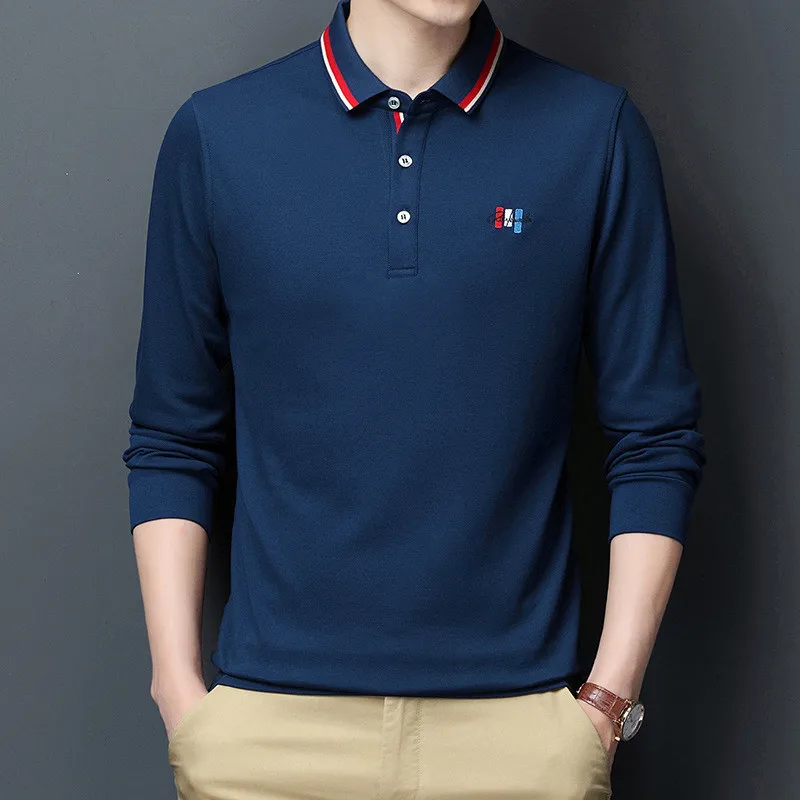 

Sigutan Cotton Fashion Brand Men Polo Shirt Long Sleeve Summer Clothing Streetwear Cool Polo Shirt for Men Shirt Tops Brand