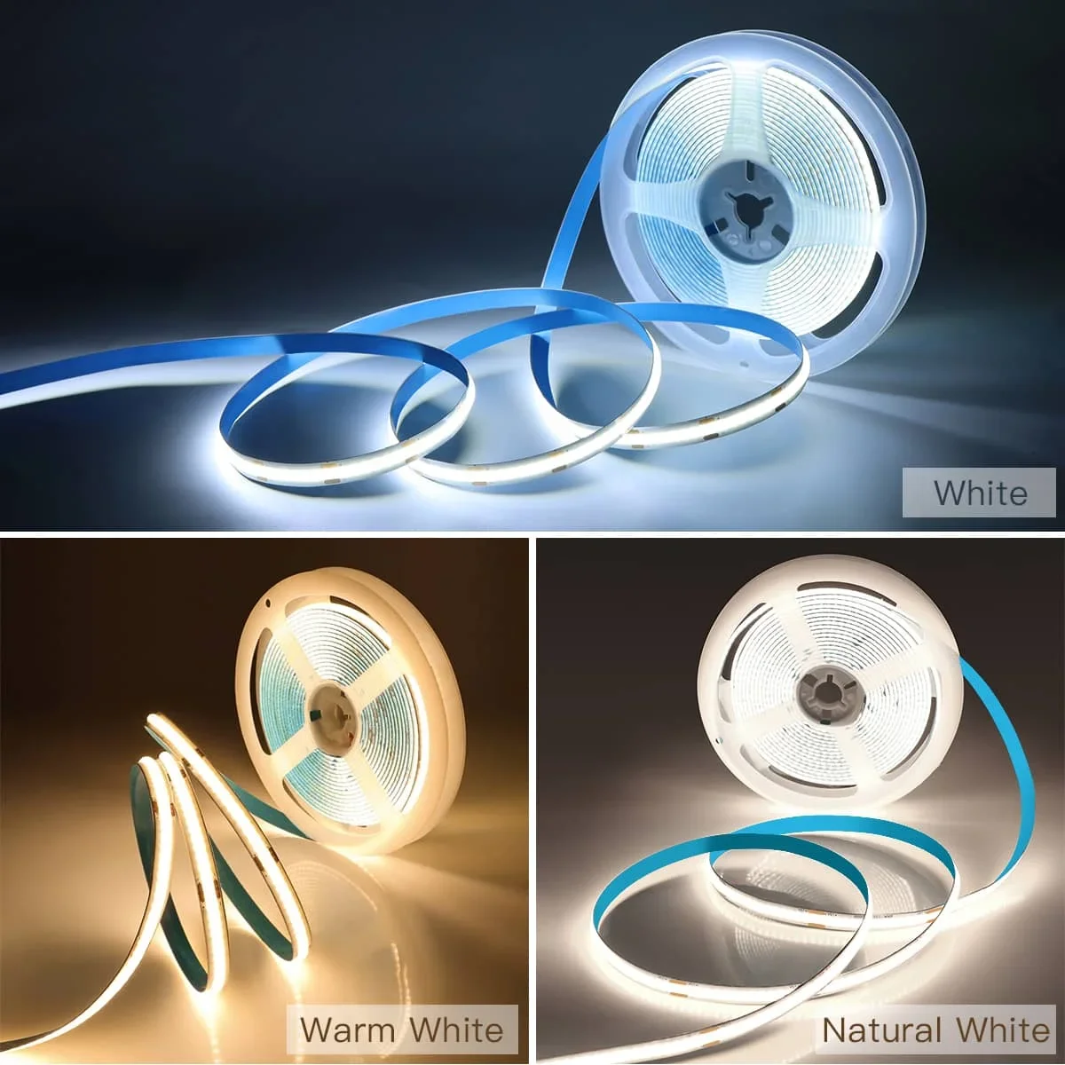 NEW DIY Cuttable USB 5V COB LED Strip Light With Touch Sensor Switch Penetrate Mirror Glass Acrylic For Makeup Table Backlight