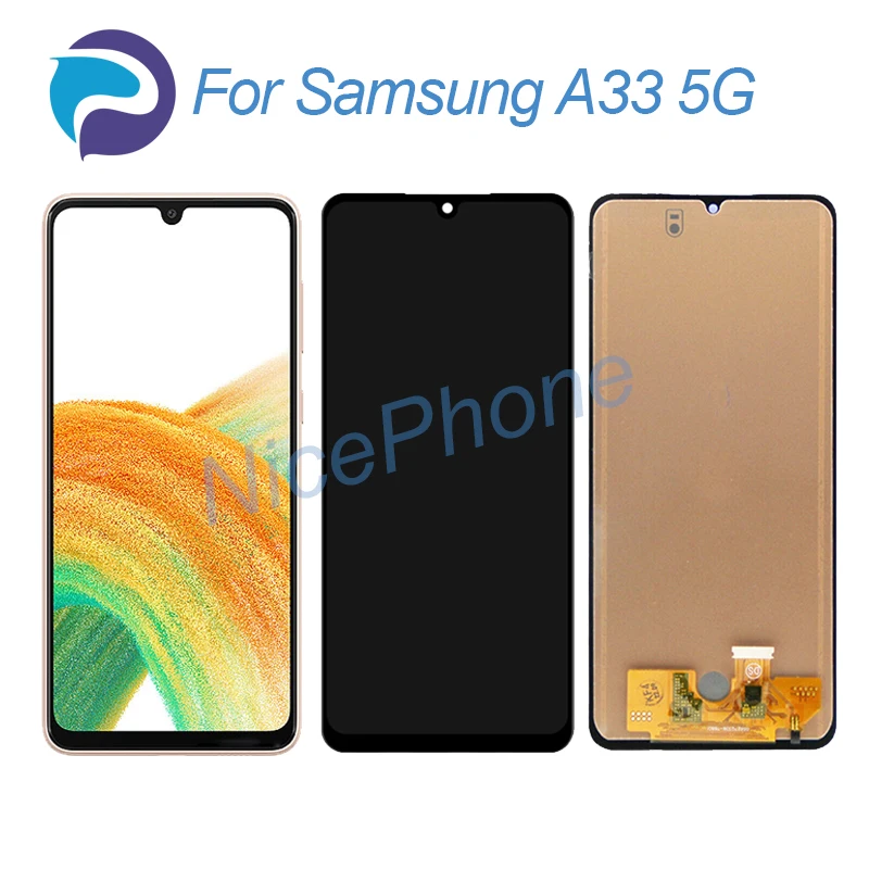 

Samsung A33 5G LCD Display Touch Screen Digitizer Assembly Replacement 6.4" SM-A336E/B/DS/DSN/DS A33 5G Screen Display LCD