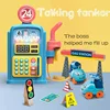 Children's Fantasy Gas Station Toy Little Boy Car Self-help Simulation Gas Station Children Play House Toys Can Sound 1